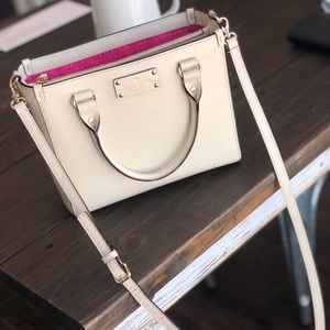 Kate Spade Cream Square Crossbody Bag
